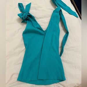 Turquoise top by Maeve